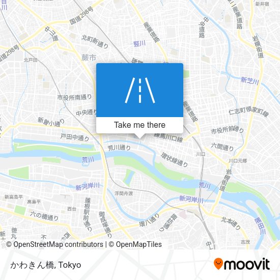 かわきん橋 map