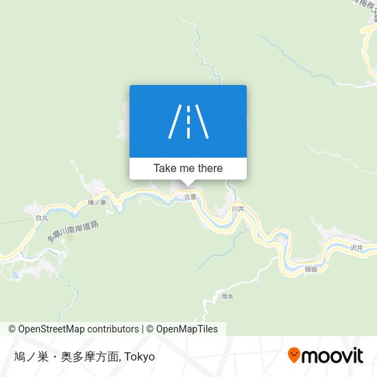 鳩ノ巣・奥多摩方面 map