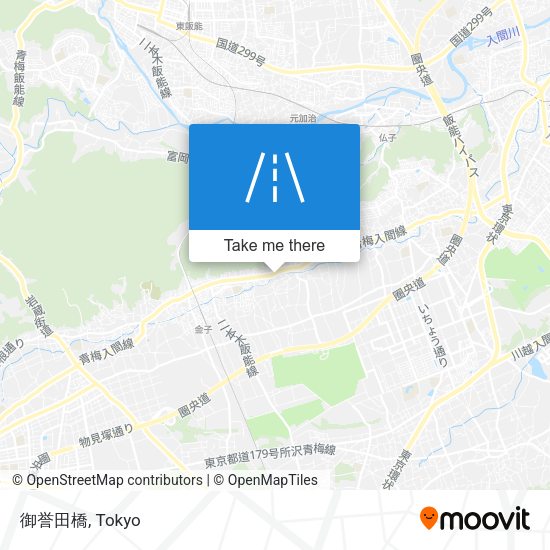 御誉田橋 map