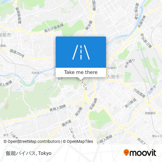 飯能バイパス map