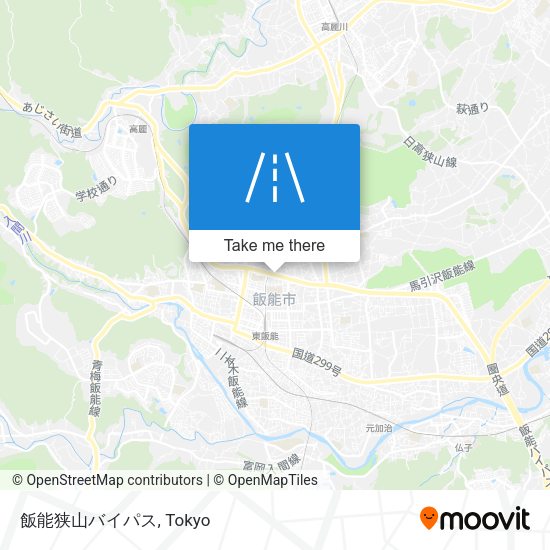 飯能狭山バイパス map