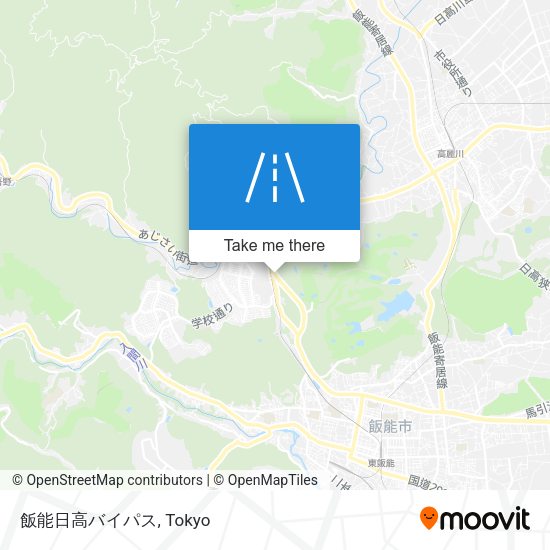 飯能日高バイパス map