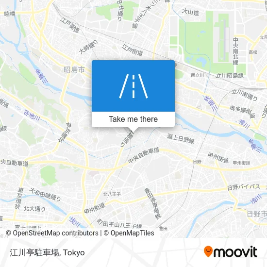 Egawa Tei Parking Lot map