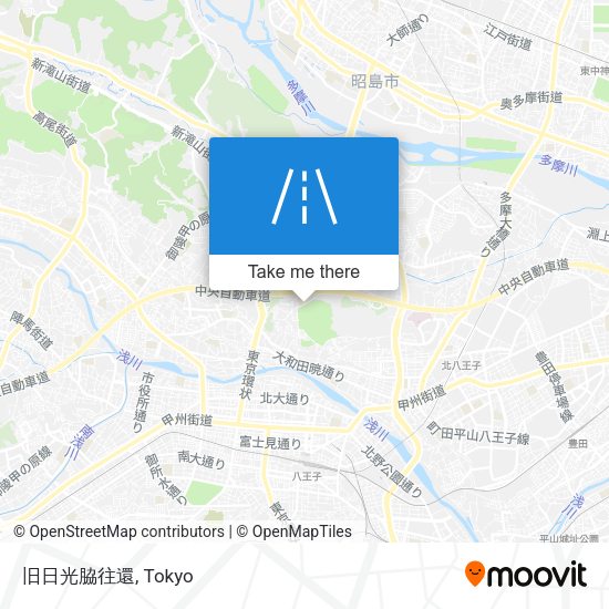 旧日光脇往還 map