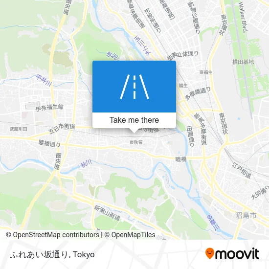 Fureai Slope Street map