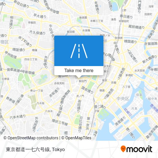 東京都道一七六号線 map