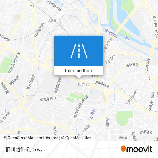 旧川越街道 map