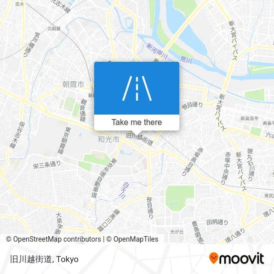 旧川越街道 map