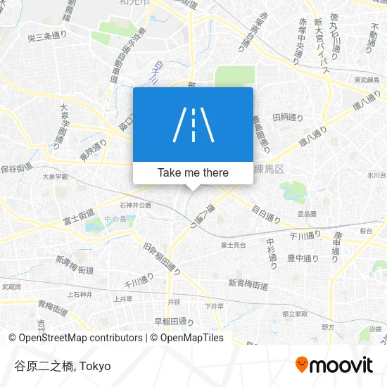 谷原二之橋 map