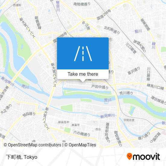 下町橋 map