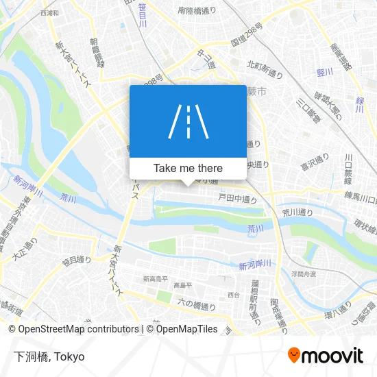 下洞橋 map