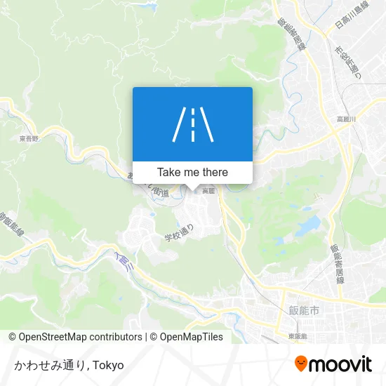 かわせみ通り map