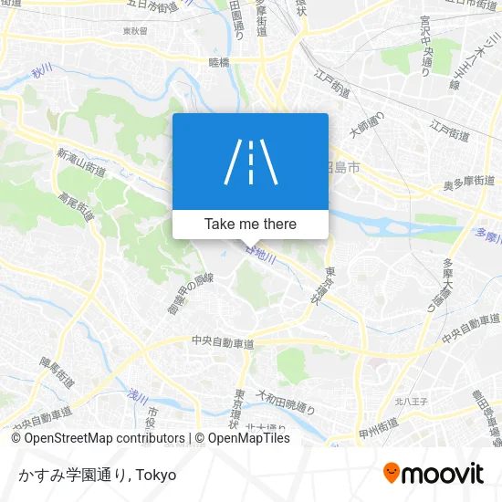 かすみ学園通り map