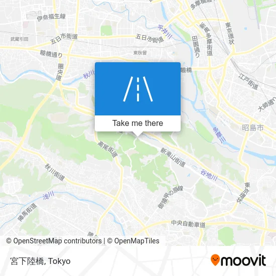 Miyashita Bridge map