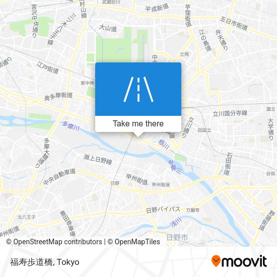福寿歩道橋 map