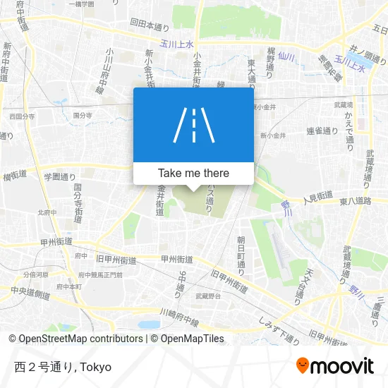 西２号通り map