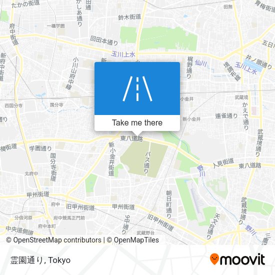 霊園通り map