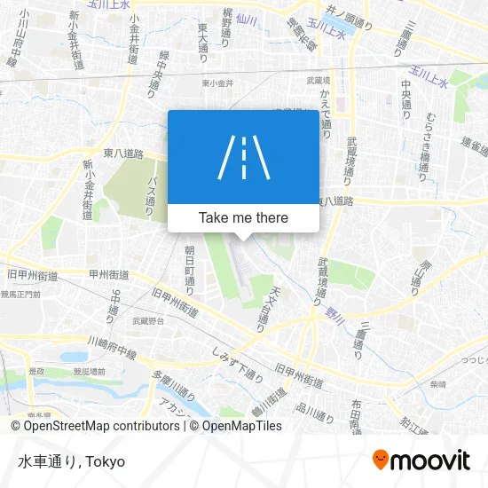 水車通り map