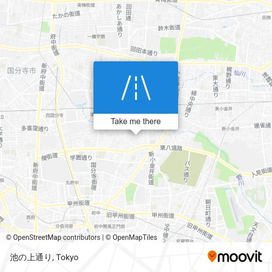 池の上通り map