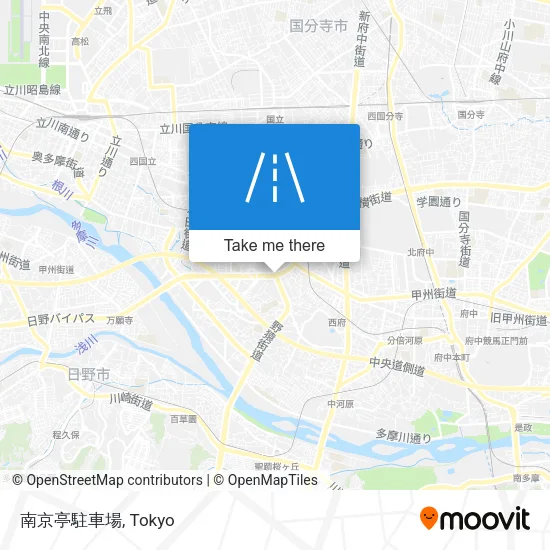 南京亭駐車場 map