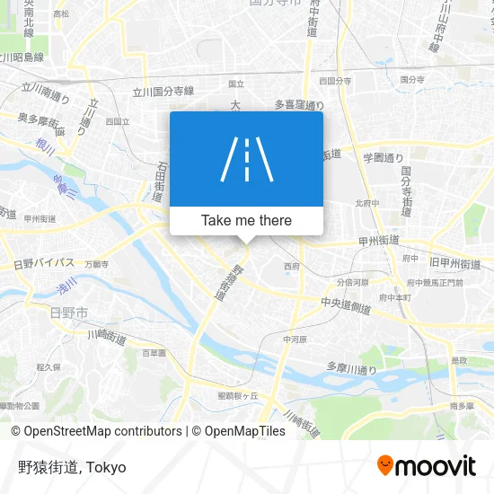 野猿街道 map