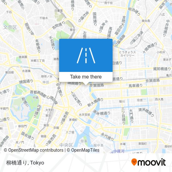 柳橋通り map