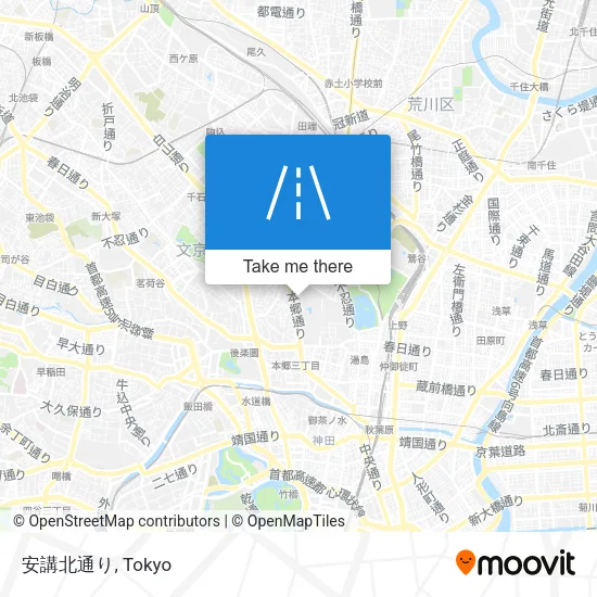 安講北通り map