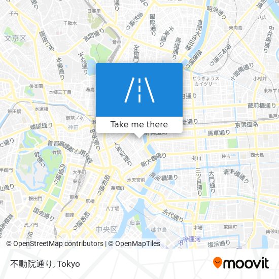 不動院通り map