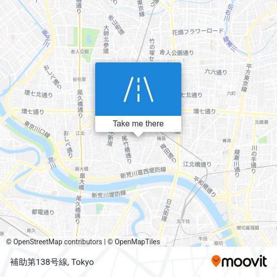 補助第138号線 map