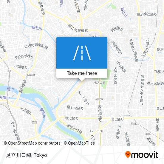 足立川口線 map