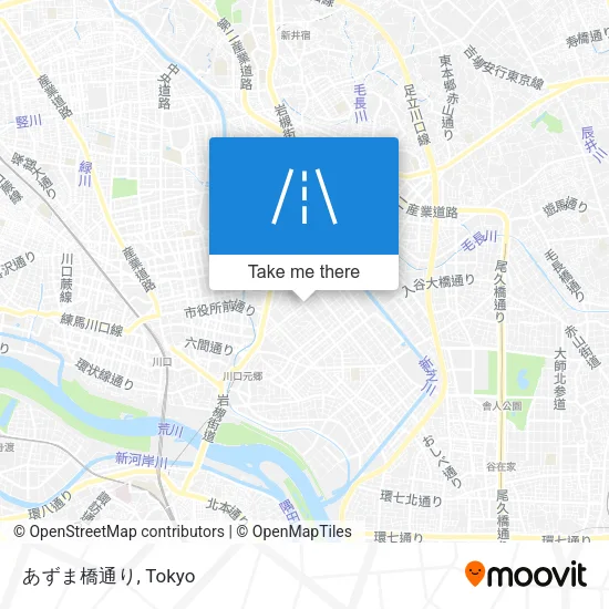 あずま橋通り map