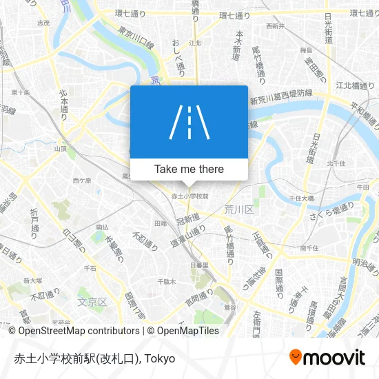 赤土小学校前駅(改札口) map