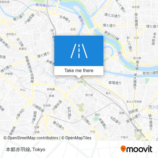 本郷赤羽線 map