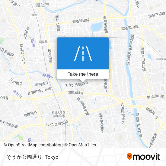 そうか公園通り map