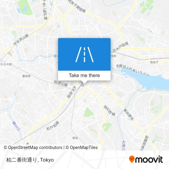 柏二番街通り map