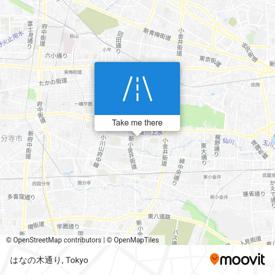 はなの木通り map
