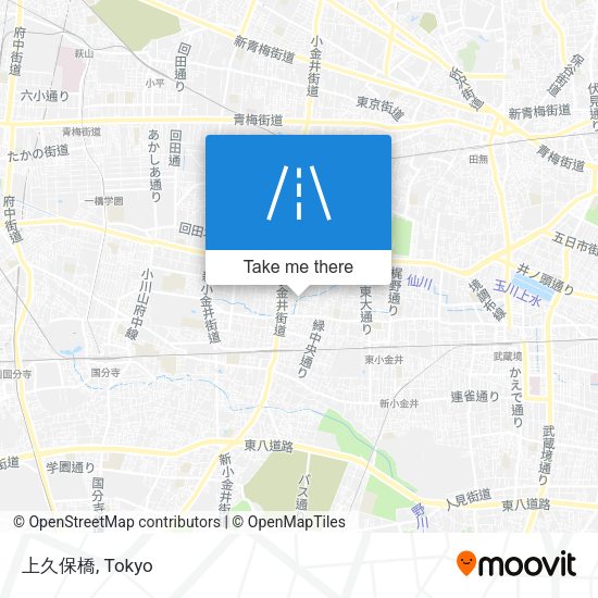 上久保橋 map