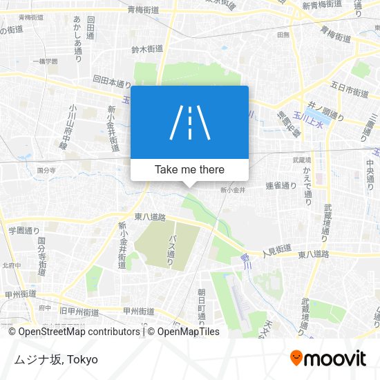 ムジナ坂 map