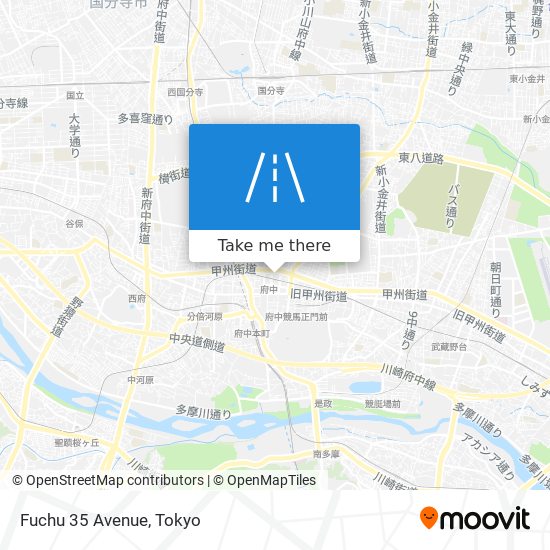 Fuchu 35 Avenue map