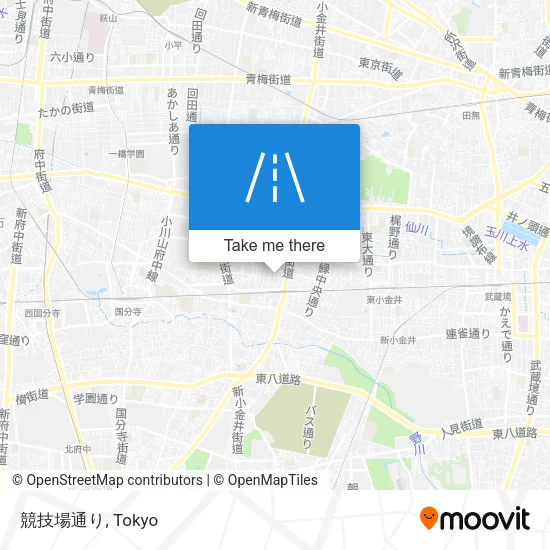 競技場通り map
