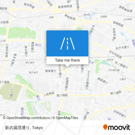 新武蔵境通り map