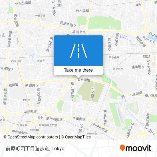 前原町四丁目遊歩道 map
