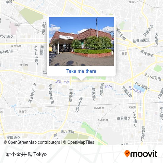 新小金井橋 map