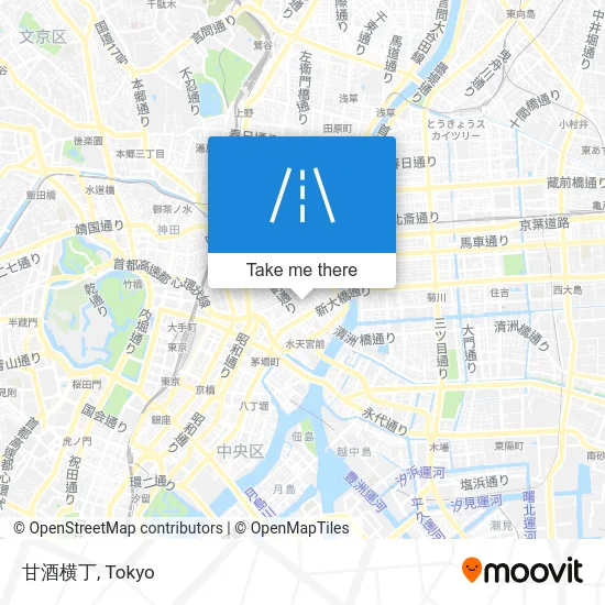 甘酒横丁 map