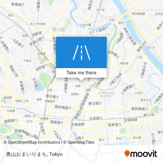 奥山おまいりまち map