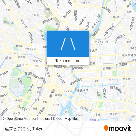 産業会館通り map