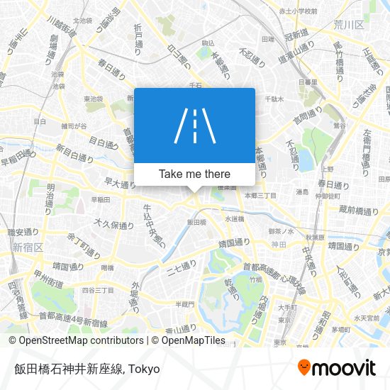 飯田橋石神井新座線 map