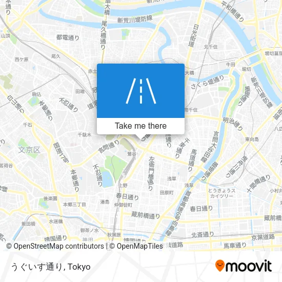 うぐいす通り map