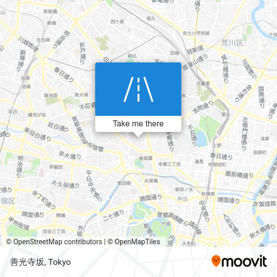 善光寺坂 map