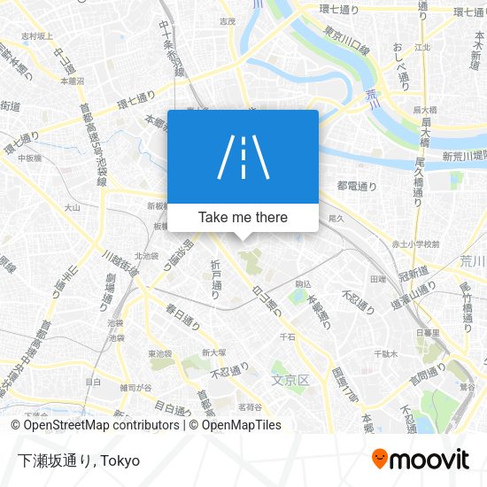 下瀬坂通り map